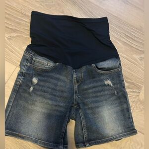 Maternity Jean Shorts